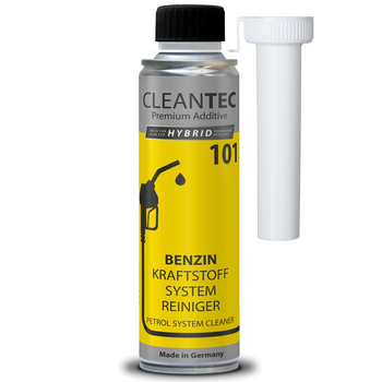 CleanTEC - Środek do czyszczenia układu paliwowego, wtryskiwaczy, usuwa wilgoć BENZYNA 101 - 300 ml